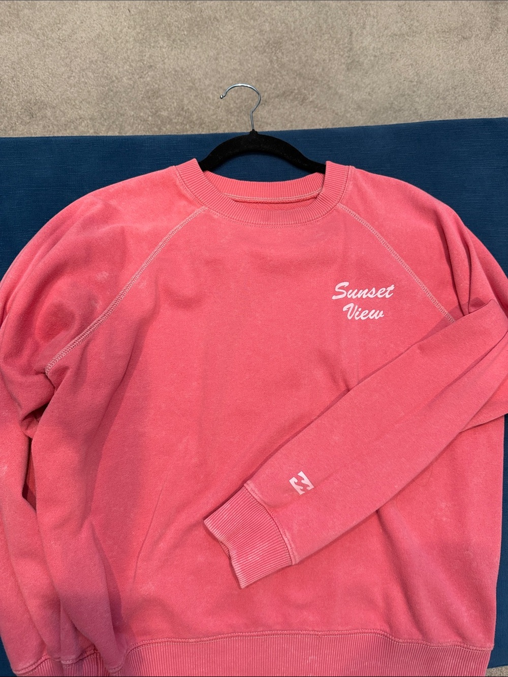 Sunset View Coral pink Crewneck Sweatshirt - billabong